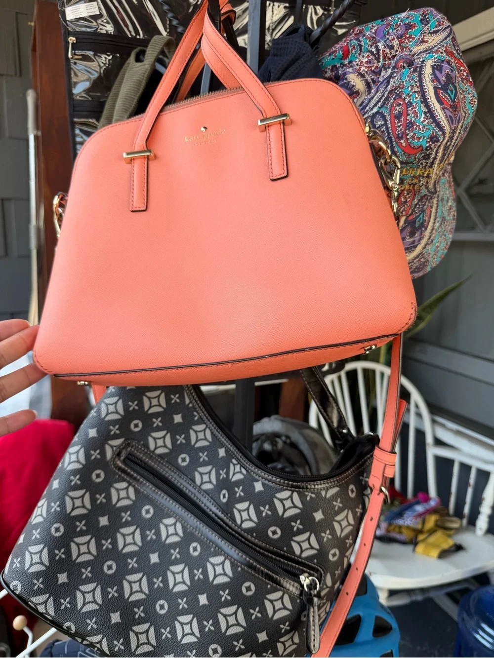 kate spade Coral Pink Dome Satchel
